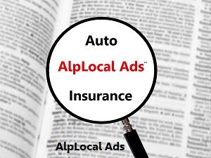 AlpLocal Auto Insurance Mobile Ads