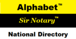 Alphabet Sir Notary