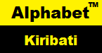 Alphabet Kiribati